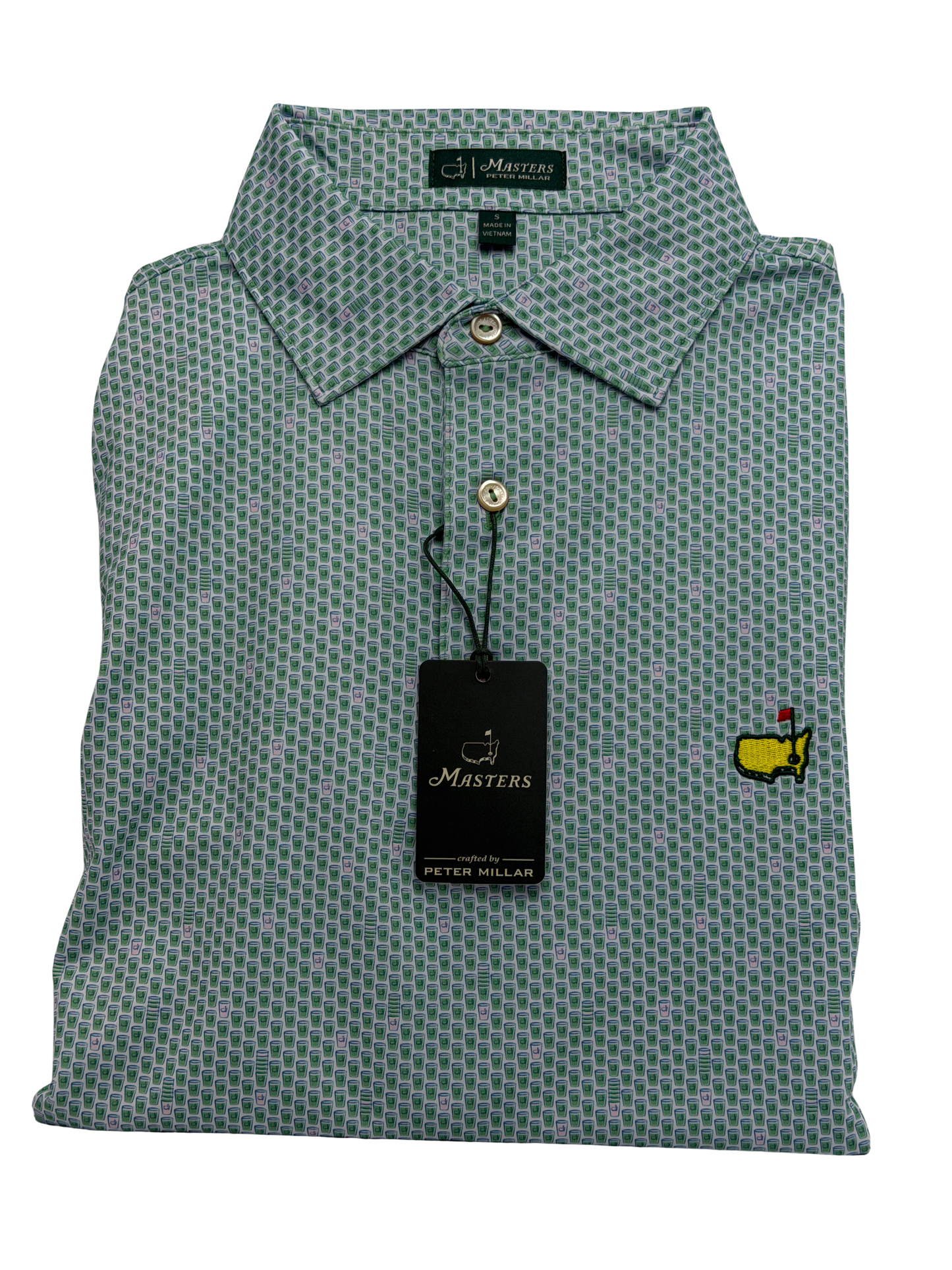Peter Millar Masters Cup Print Polo